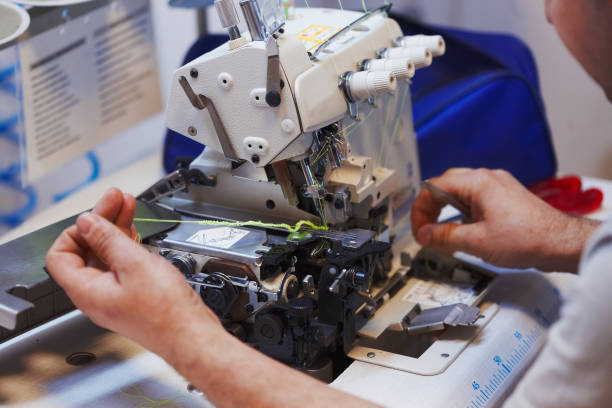 Machine en cours de réparation