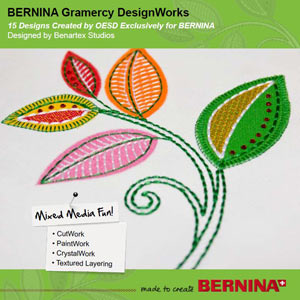 BERNINA COLLECTION DE BRODERIE GRAMERCY 21014 DW CD