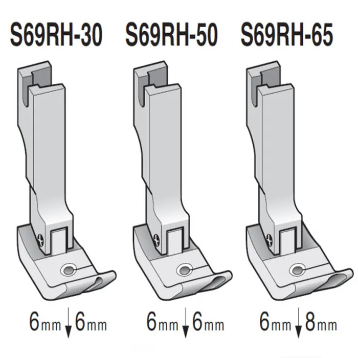 Pied passepoil droite S69RH