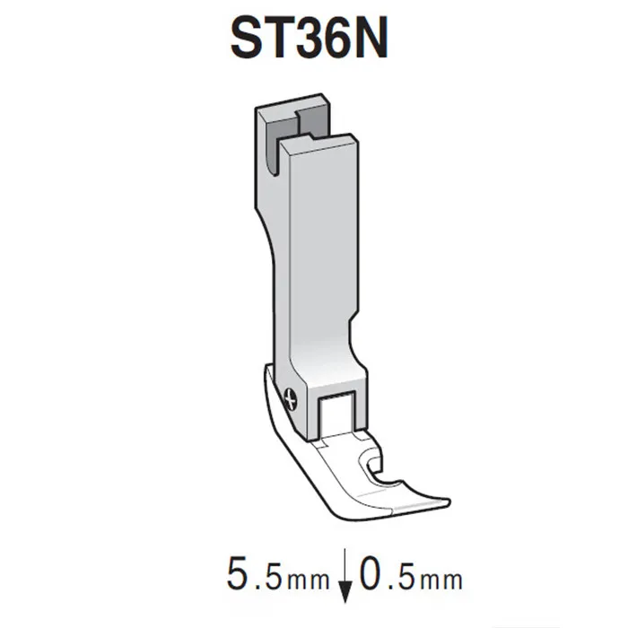 Pied anti-adhérents, téflon droite (0.5 mm / 5 mm ELCE)