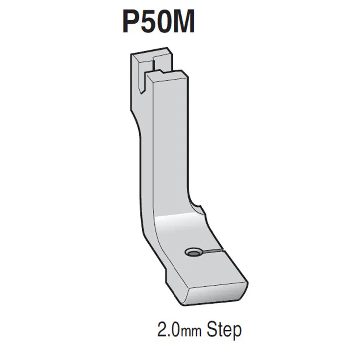 Pied fronceur métal P50M 2mm