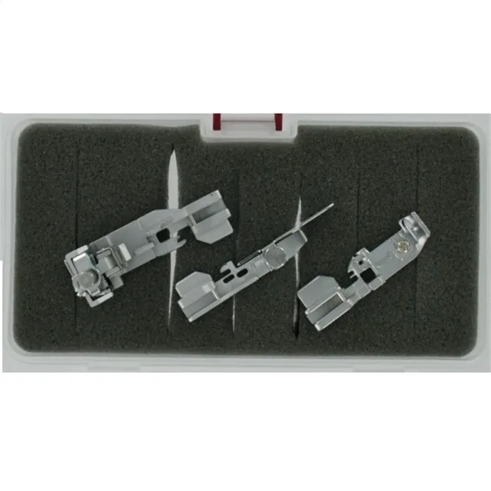 Set kit de 3 pieds pour surjeteuse bernina