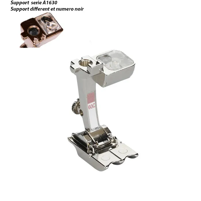 Pied passepoil double ( 7 – 8 mm ), perles 60