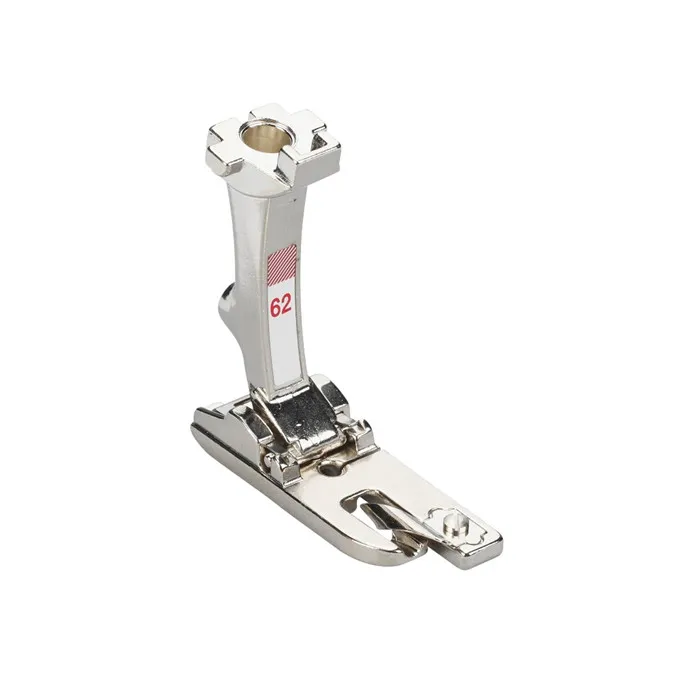 Pied ourleur plat point droit 2mm 62