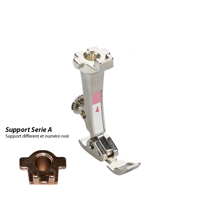 Pied fermeture glissière 04