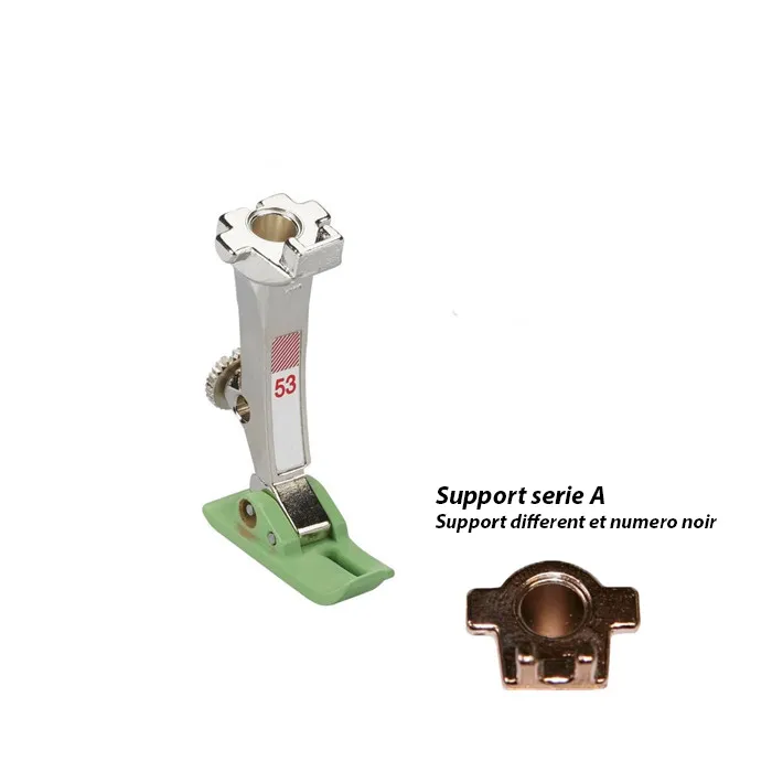 Pied pour point droit téflon 53